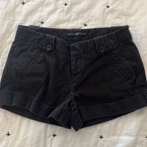 Gap black shorts size 4